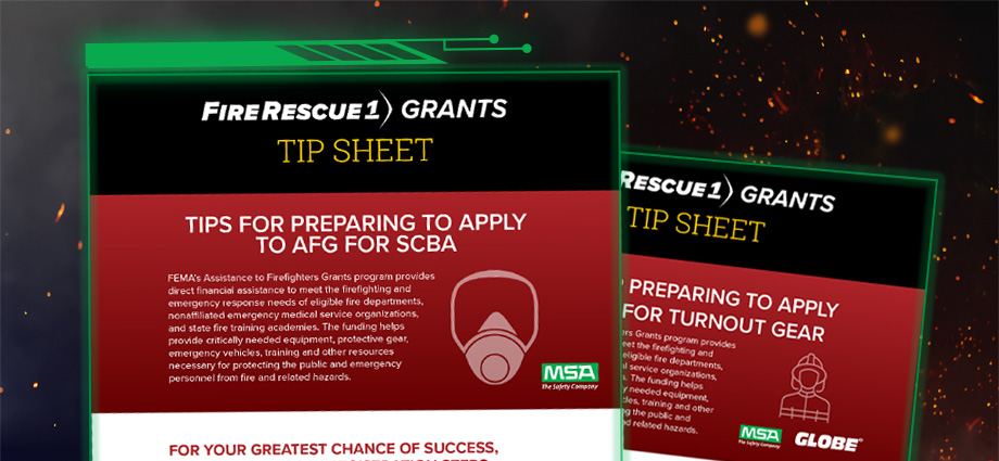 FireRescue1 Grants Tip Sheets